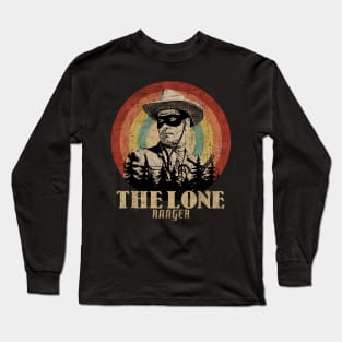 Retro Sunset The Lone Ranger Long Sleeve T-Shirt
